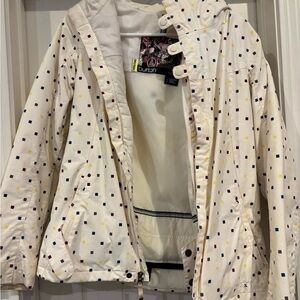 Burton Ski Jacket with Multicolor Squares